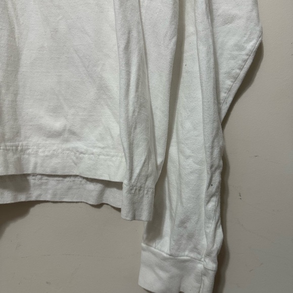 GQ Monster Logo T-Shirt Men’s X-Large White Long Sleeve With Red and Purple Logo - Picture 4 of 12